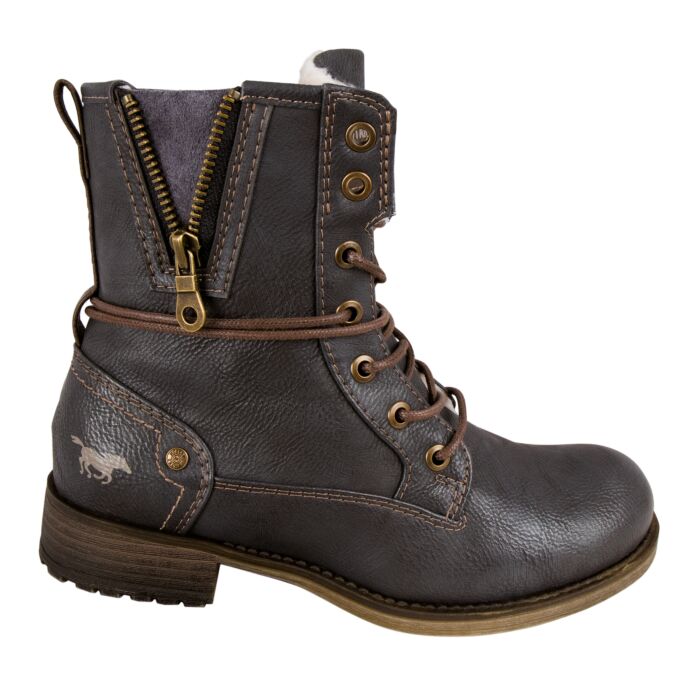 Mustang Damen Schnürstiefel graphit, 36 von Mustang