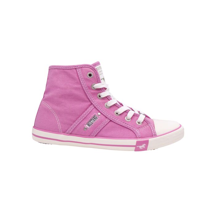 Mustang Mid Cut Sneaker pink, 37 von Mustang