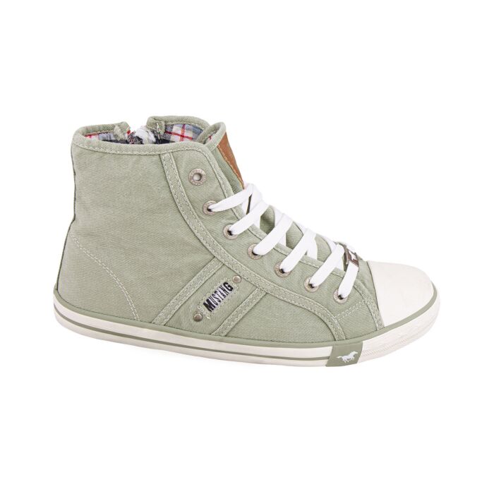 Mustang Mid Cut Sneaker pistazie von Mustang