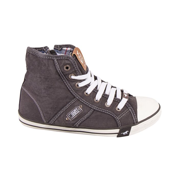 Mustang Mid Cut Sneaker schwarz, 37 von Mustang