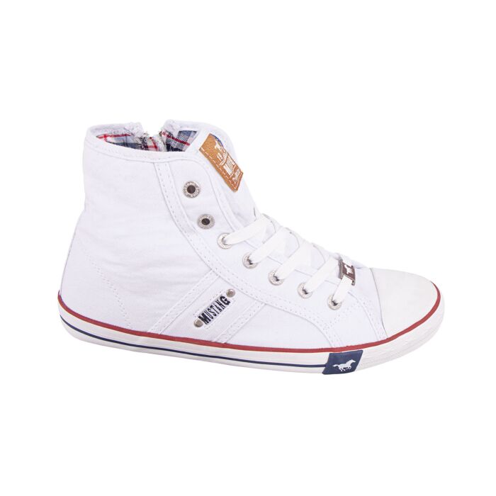 Mustang Mid Cut Sneaker weiss von Mustang