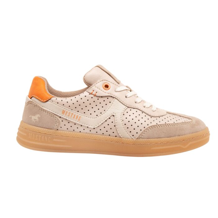 Mustang Retro-Sneaker für Damen beige von Mustang