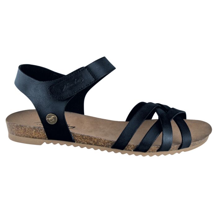 Mustang Sandalette aus weichem Softmaterial für Damen schwarz Mustang Sandalette aus weichem Softmaterial für Damen schwarz von Mustang
