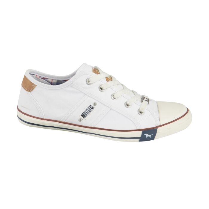 Mustang Schnür-Sneaker Damen weiss Mustang Schnür-Sneaker Damen weiss von Mustang
