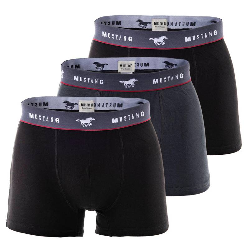 Mustang - Boxershort  3er Pack Stretch, für Herren, Multicolor, Größe S von Mustang