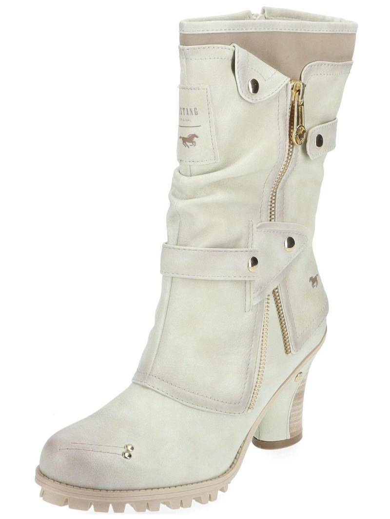 Stiefel 1141-606 Damen Weiss 40 von Mustang