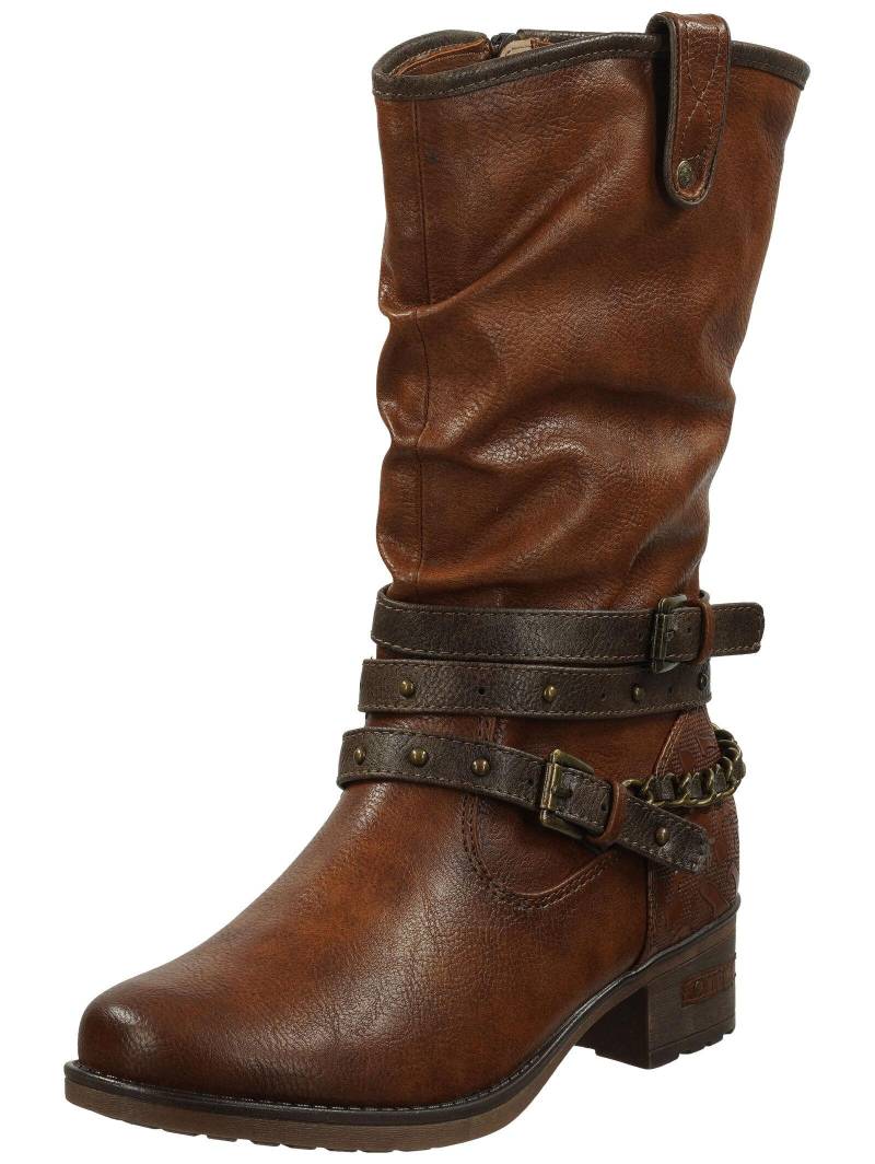 Stiefel 1229-605 Damen Cognac 37 von Mustang