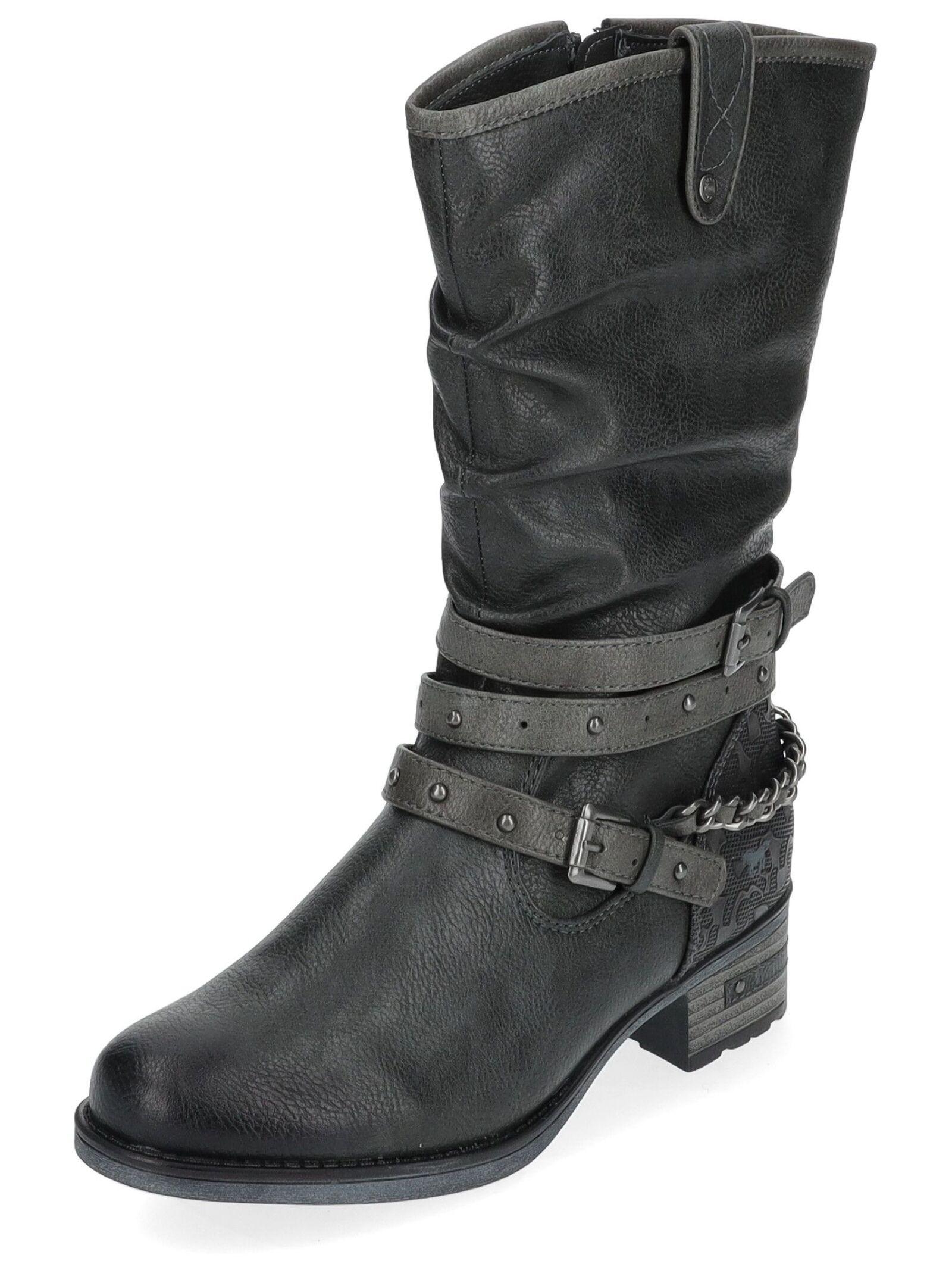 Stiefel 1229-605 Damen Taubengrau 37 von Mustang