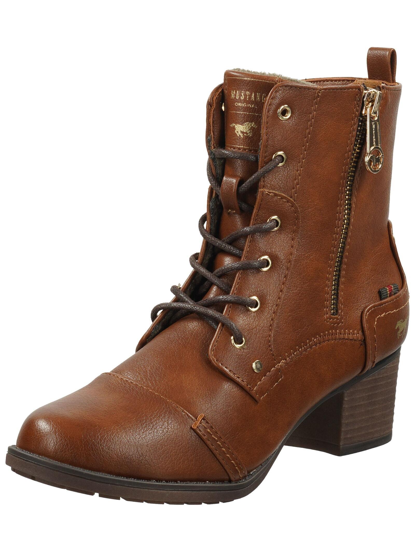 Stiefelette 1197-512 Damen Cognac 37 von Mustang