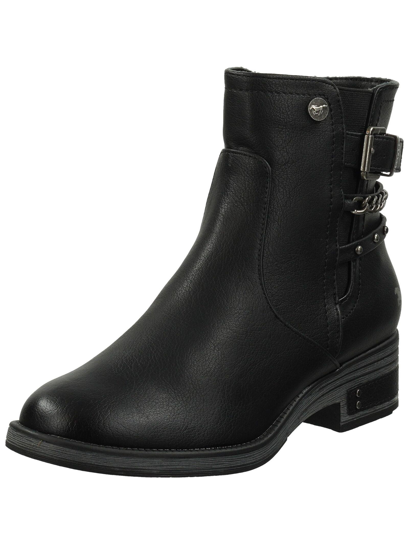 Stiefelette 1293-525 Damen Schwarz 36 von Mustang