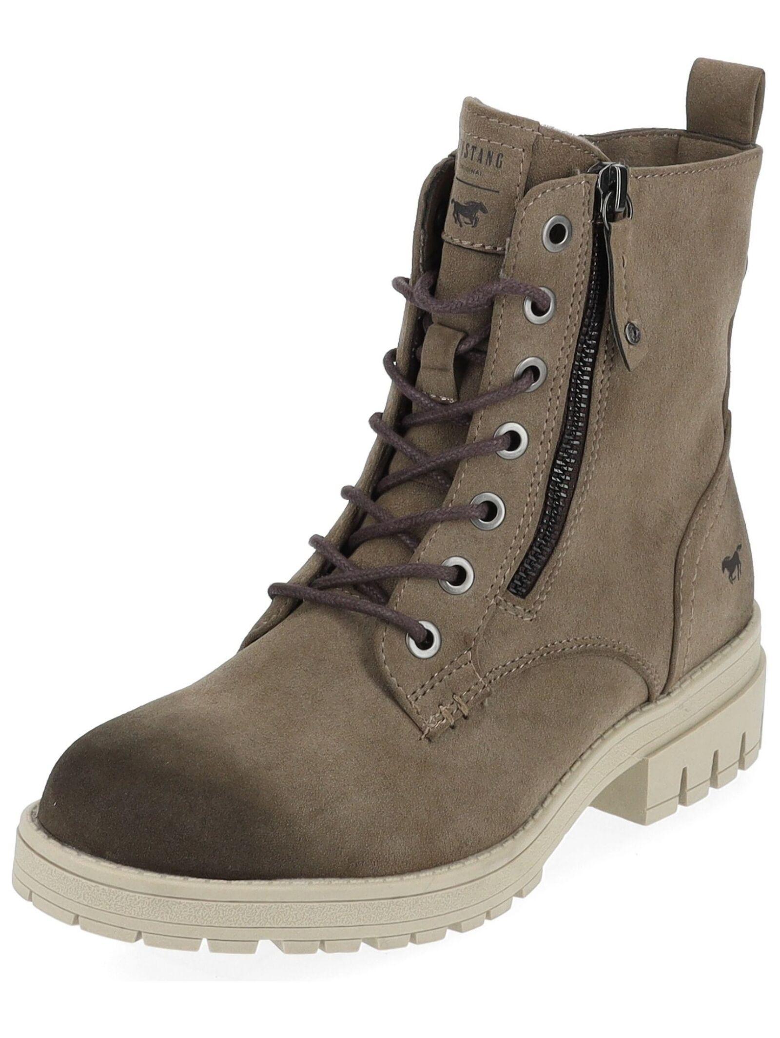 Stiefelette 1397-501 Damen Beige 38 von Mustang