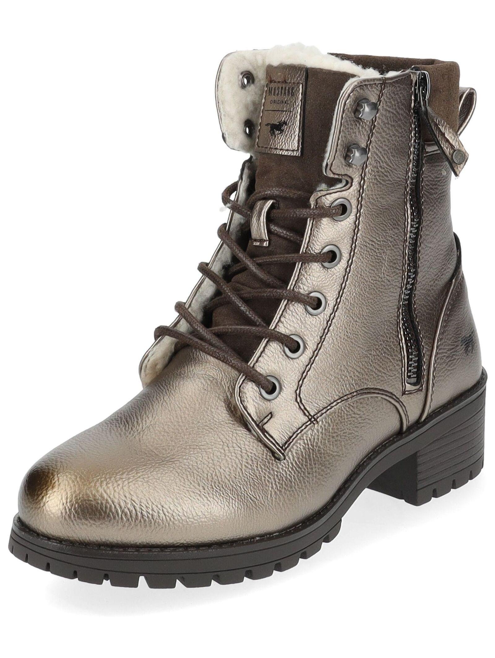 Stiefelette 1435-603 Damen Gold 40 von Mustang