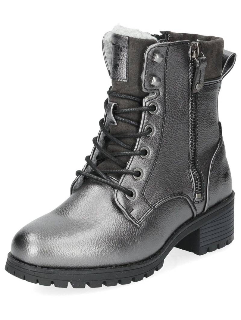 Stiefelette 1435-603 Damen Silber 37 von Mustang