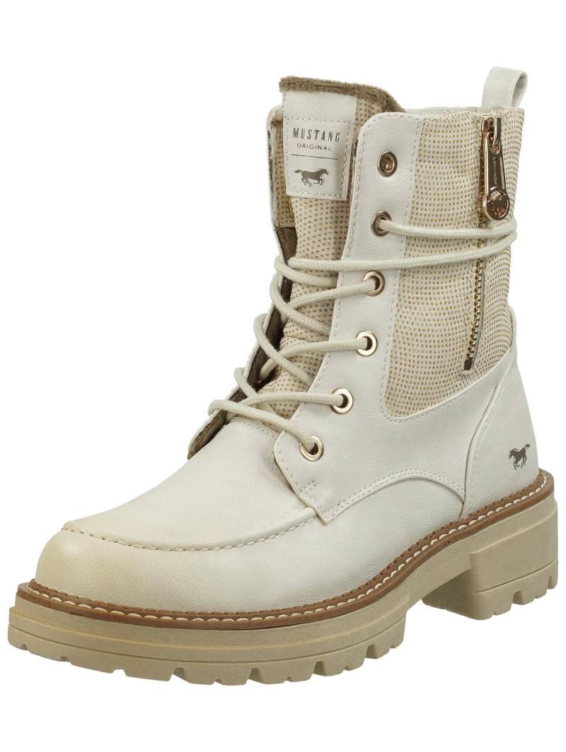 Stiefelette 1437-506 Damen Elfenbein 36 von Mustang