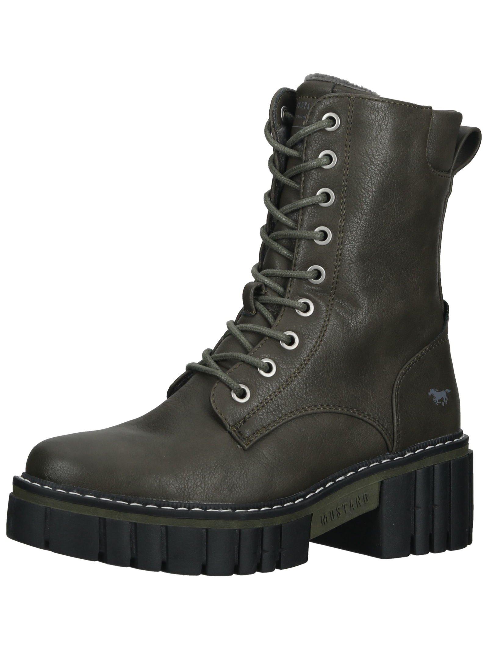 Stiefelette Damen Olivegrün 38 von Mustang