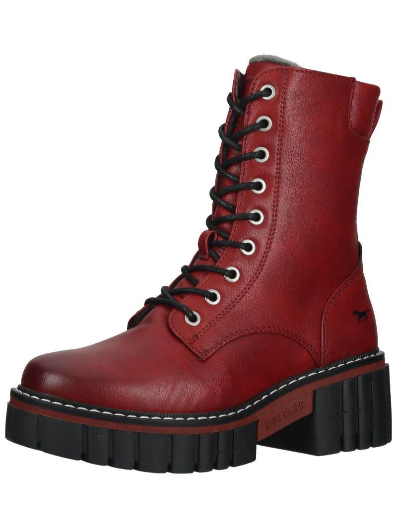 Stiefelette Damen Rot Bunt 41 von Mustang