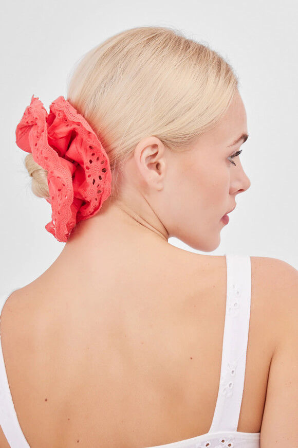 My Accessories London Scrunchy | Red | Damen  | Einheitsgroesse von My Accessories London