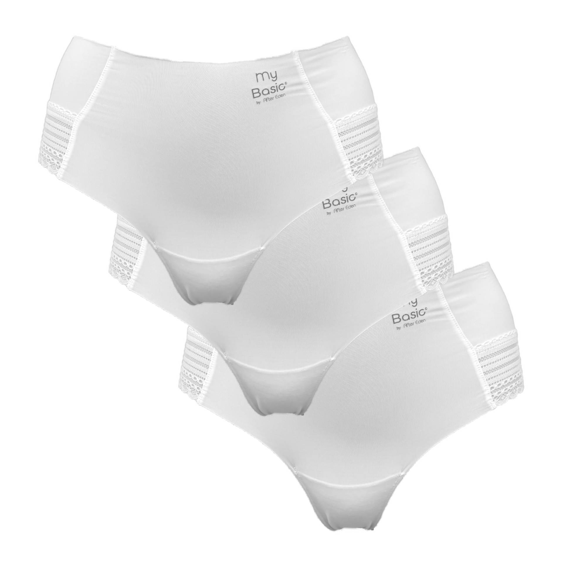 My Basic Hipster »Free cut hipster«, (3er Pack), mit floralen Spitzeneinsätzen von My Basic