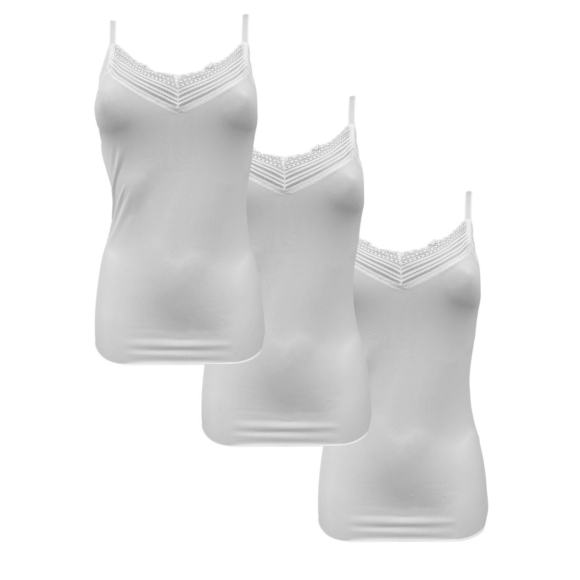 My Basic Unterhemd »Free cut singlet«, (3er Pack), Free cut singlet von My Basic