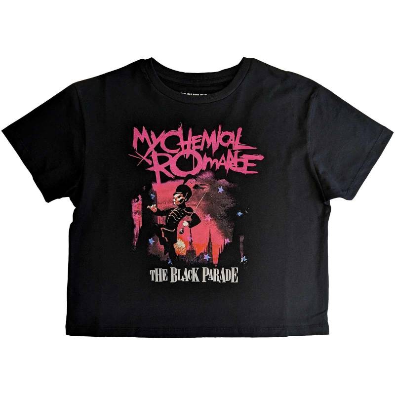 March Kurzes Top Damen Schwarz XXL von My Chemical Romance