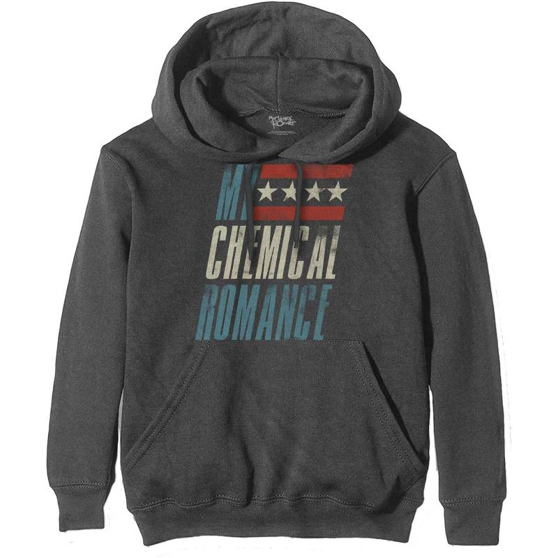 Raceway Kapuzenpullover Damen Grau L von My Chemical Romance