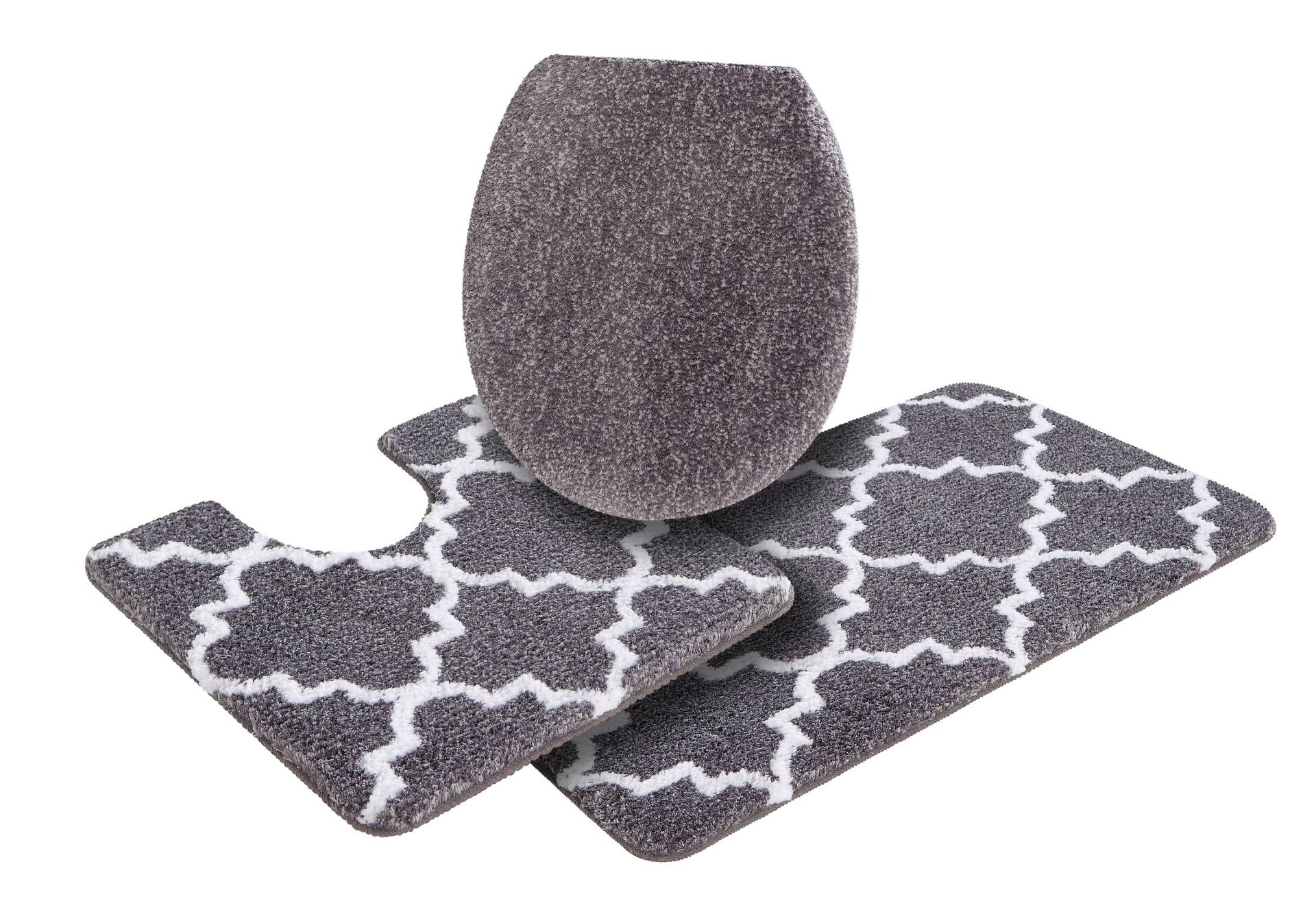 my home Badematte »Suzie«, rutschhemmend beschichtet, strapazierfähig-fussbodenheizungsgeeignet-schnell trocknend, Muster, Badteppich, Badematten auch als 3 teiliges Set & rund my home Badematte »Suzie«, rutschhemmend beschichtet, strapazierfähig-fussbodenheizungsgeeignet-schnell trocknend, Muster, Badteppich, Badematten auch als 3 teiliges Set & rund von My Home
