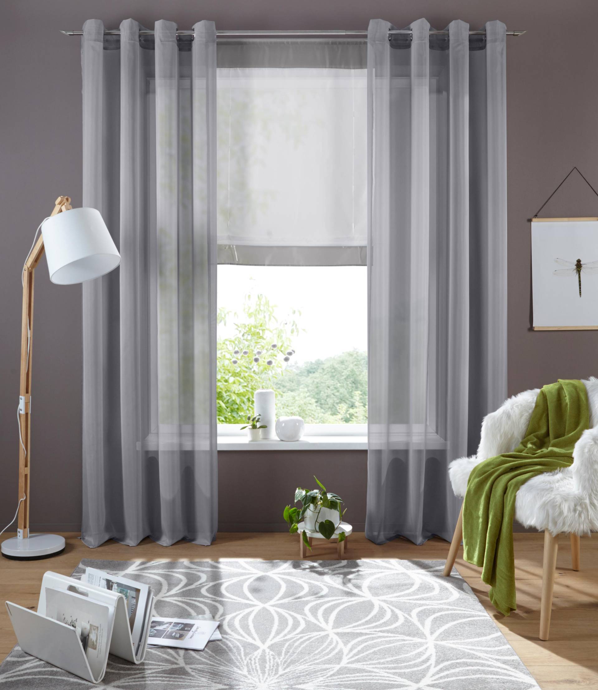 my home Bändchenrollo »Xana«, mit Stangendurchzug, Bändchenrollo, Raffung mittels Bindebändern my home Bändchenrollo »Xana«, mit Stangendurchzug, Bändchenrollo, Raffung mittels Bindebändern von My Home