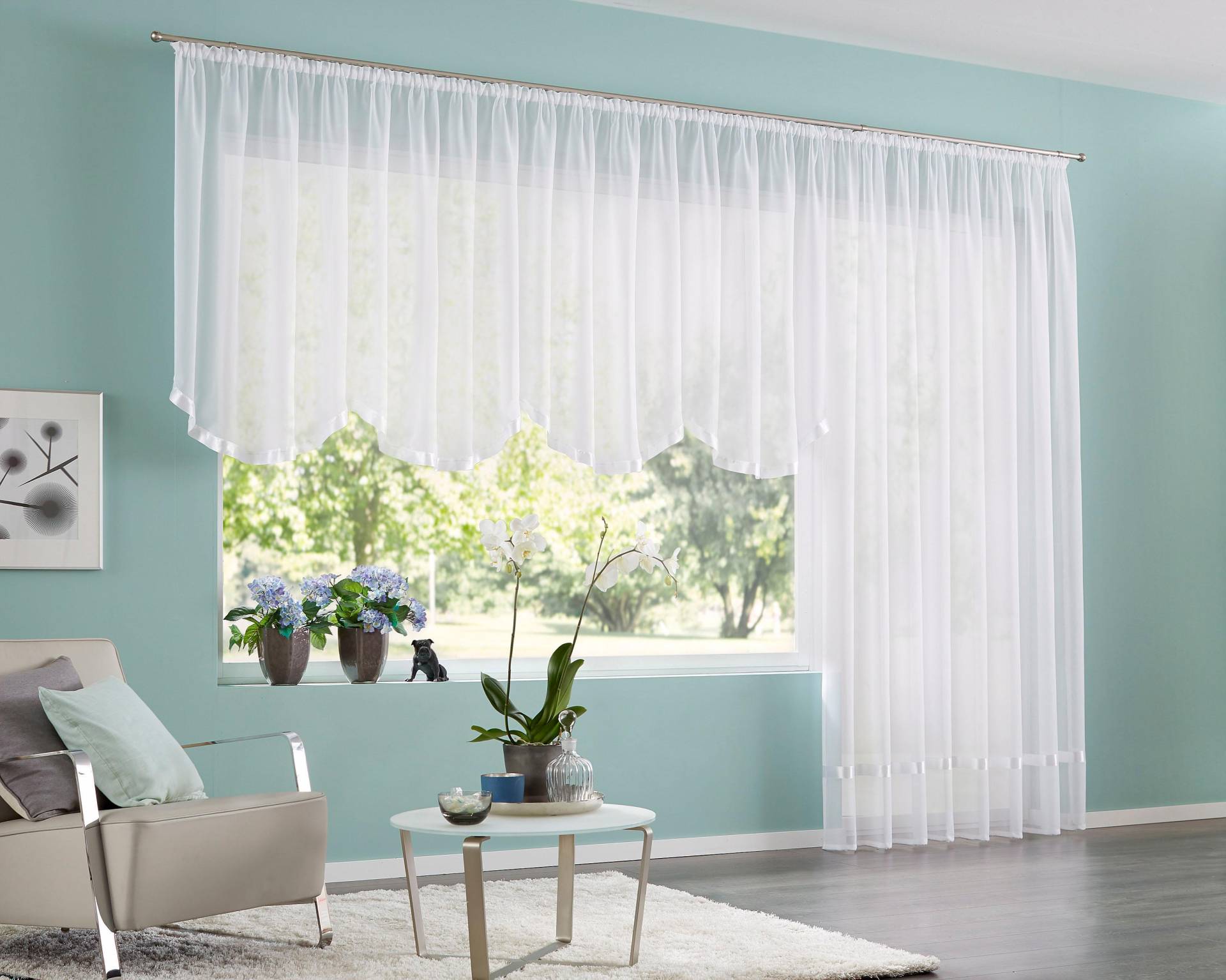 my home Bogenstore »Eby«, (1 St.), Transparent Polyester my home Bogenstore »Eby«, (1 St.), Transparent Polyester von My Home