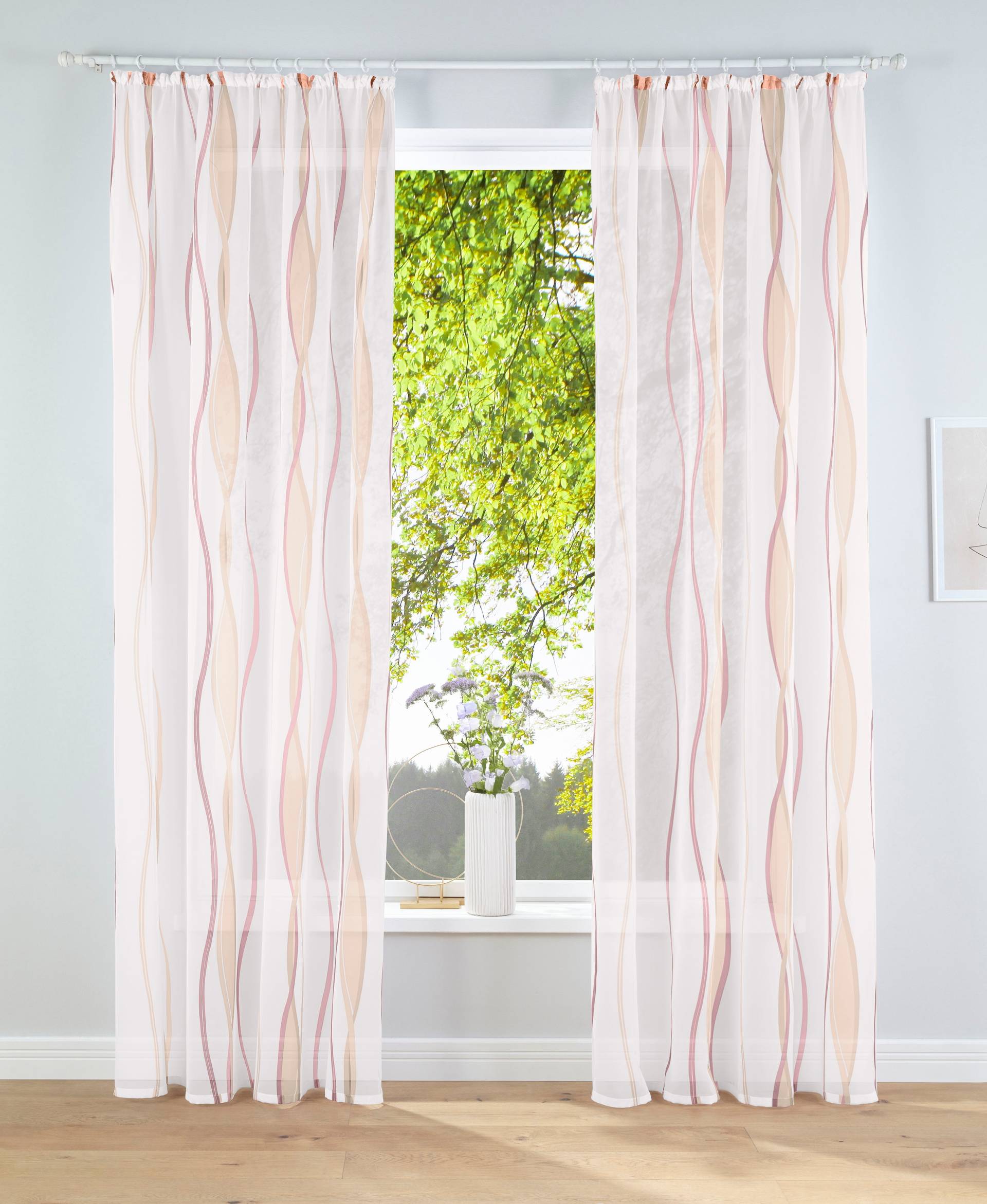 my home Gardine »Dimona«, (2 St.), 2er-Set, Bestseller, Polyester, Wellen my home Gardine »Dimona«, (2 St.), 2er-Set, Bestseller, Polyester, Wellen von My Home
