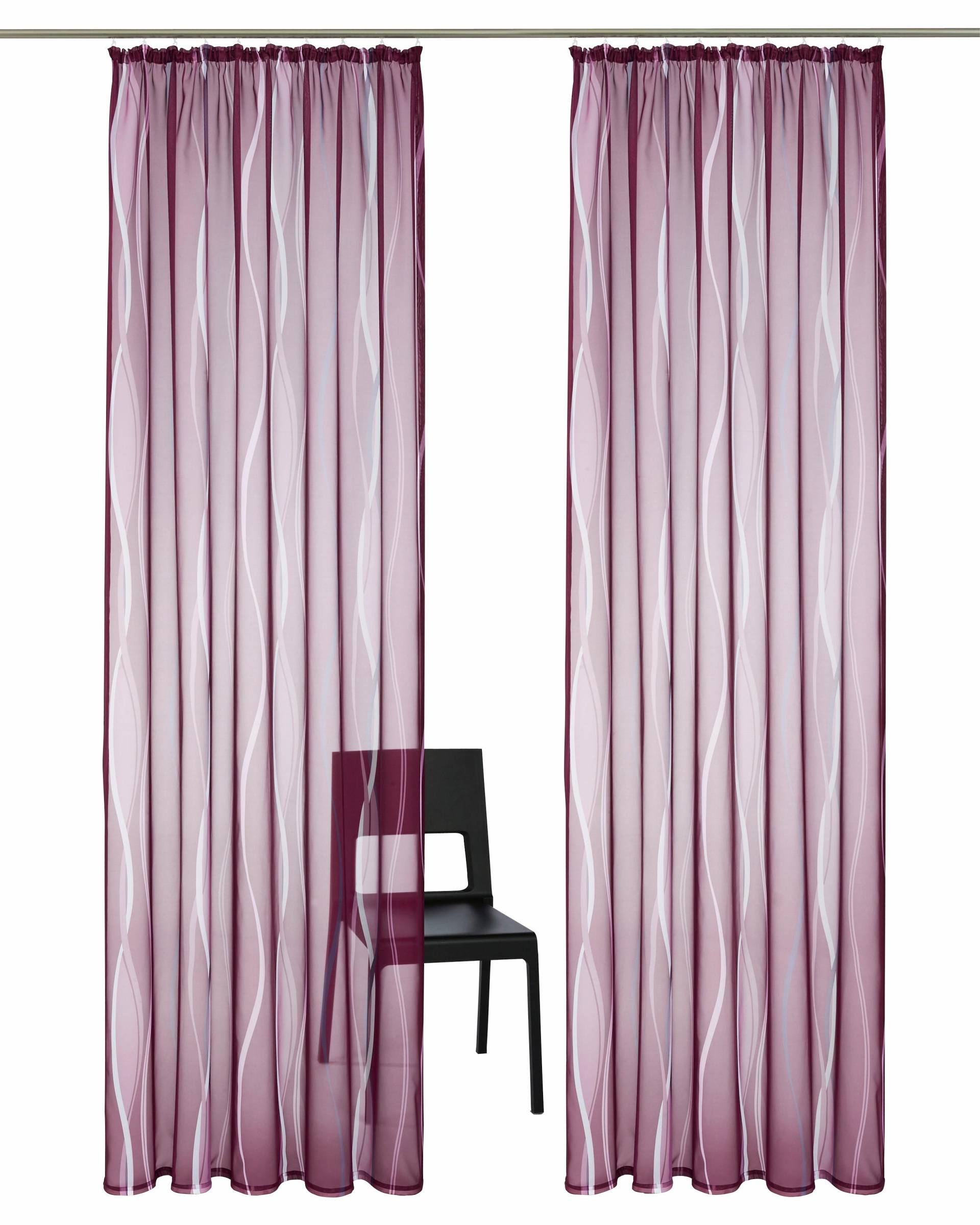 my home Gardine »Dimona«, (2 St.), 2er-Set, transparent, Voile, Polyester my home Gardine »Dimona«, (2 St.), 2er-Set, transparent, Voile, Polyester von My Home