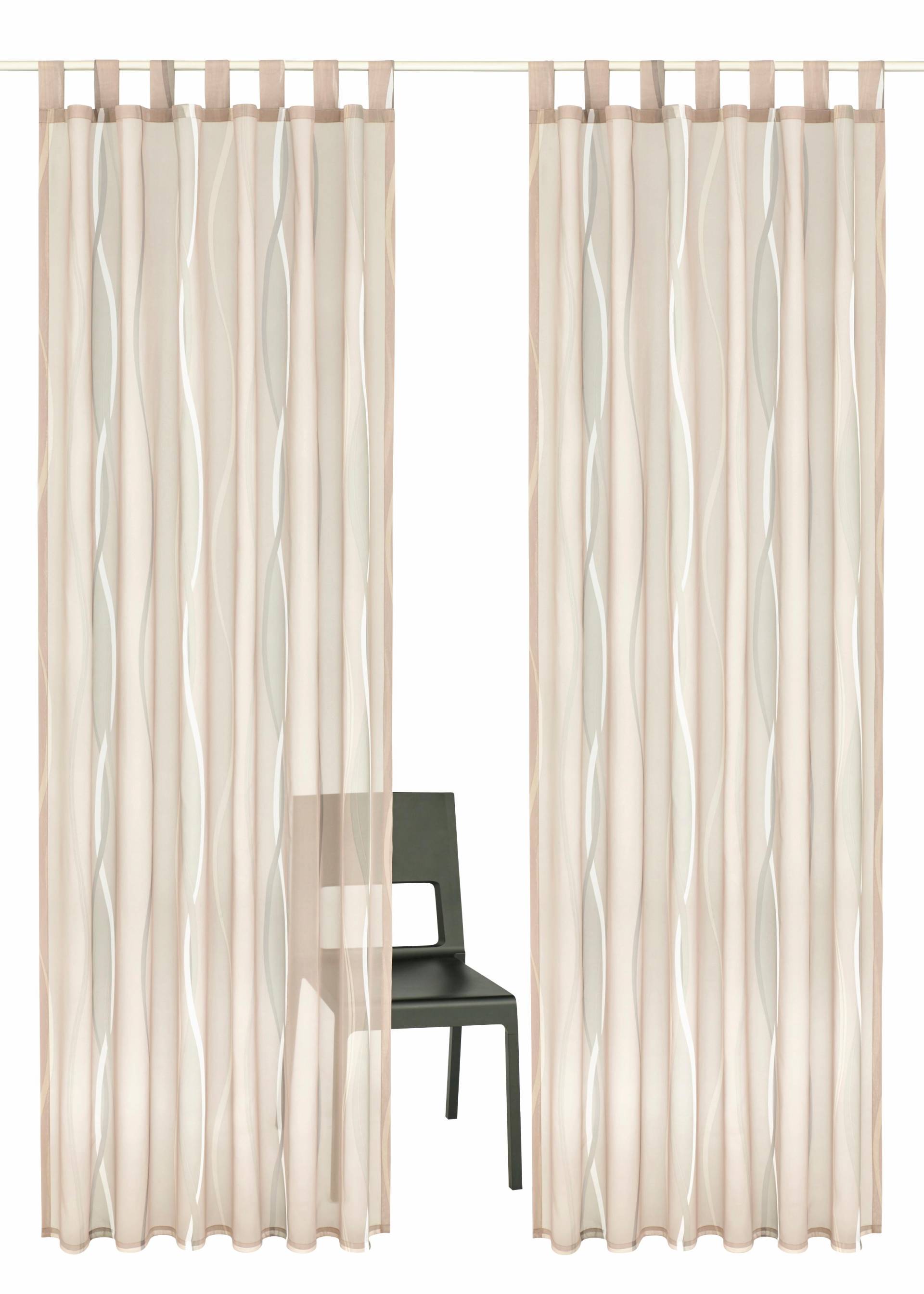 my home Gardine »Dimona«, (2 St.), 2er-Set, Voile, Polyester, Wellen my home Gardine »Dimona«, (2 St.), 2er-Set, Voile, Polyester, Wellen von My Home