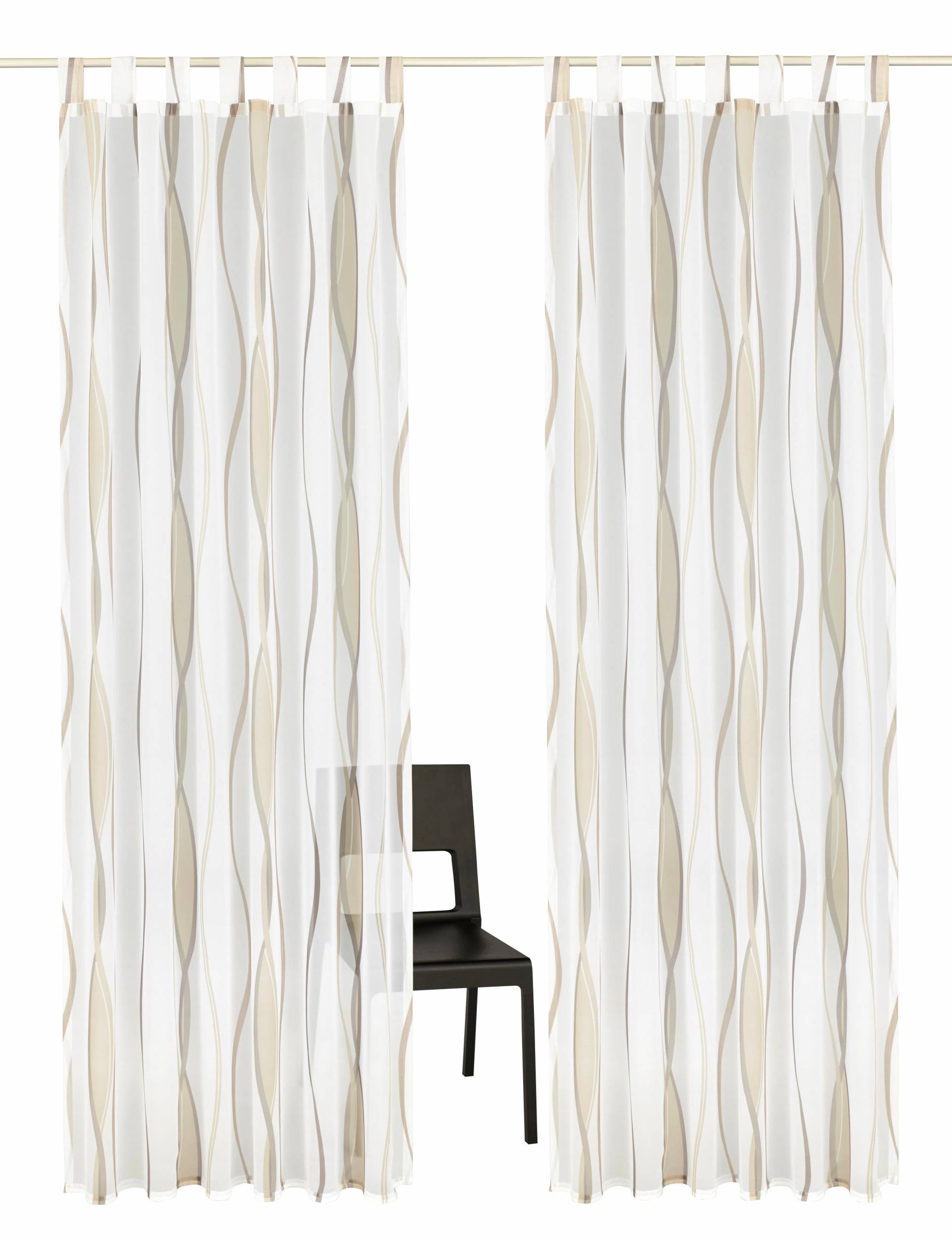 my home Gardine »DIMONA«, (2 St.), 2-er Set, Voile, Polyester, Wellen my home Gardine »DIMONA«, (2 St.), 2-er Set, Voile, Polyester, Wellen von My Home