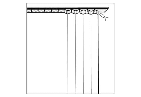 my home Gardine »Tanaro«, (2 St.), Vorhang, Fertiggardine, 2-er Set, mit Schlingen-Motiv bedruckt von My Home