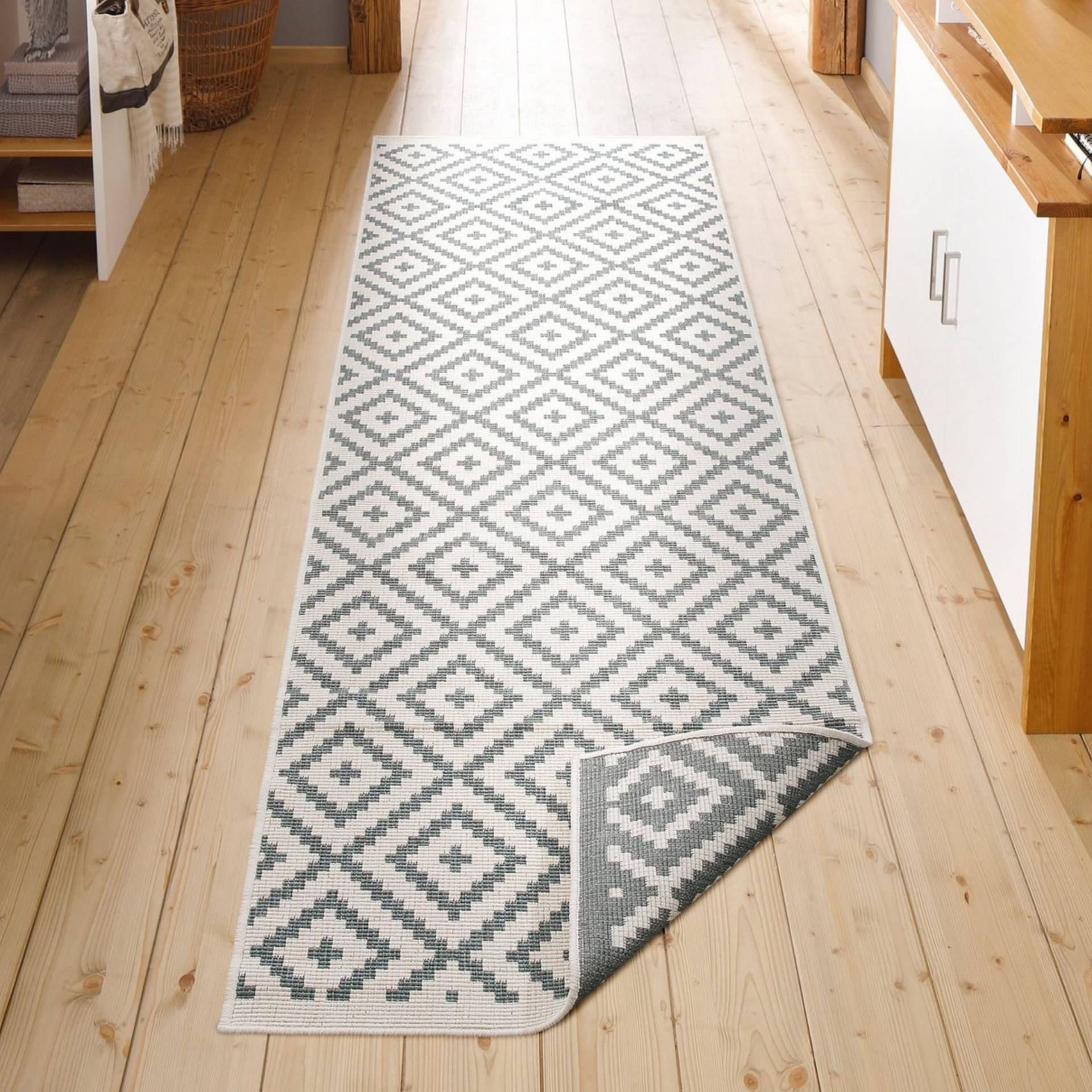 my home Läufer »Ronda Wendeteppich«, rechteckig, 5 mm Höhe, Sisal-Optik, Flachgewebe, In- und Outdoor, geometrisches Boho Design my home Läufer »Ronda Wendeteppich«, rechteckig, 5 mm Höhe, Sisal-Optik, Flachgewebe, In- und Outdoor, geometrisches Boho Design von My Home