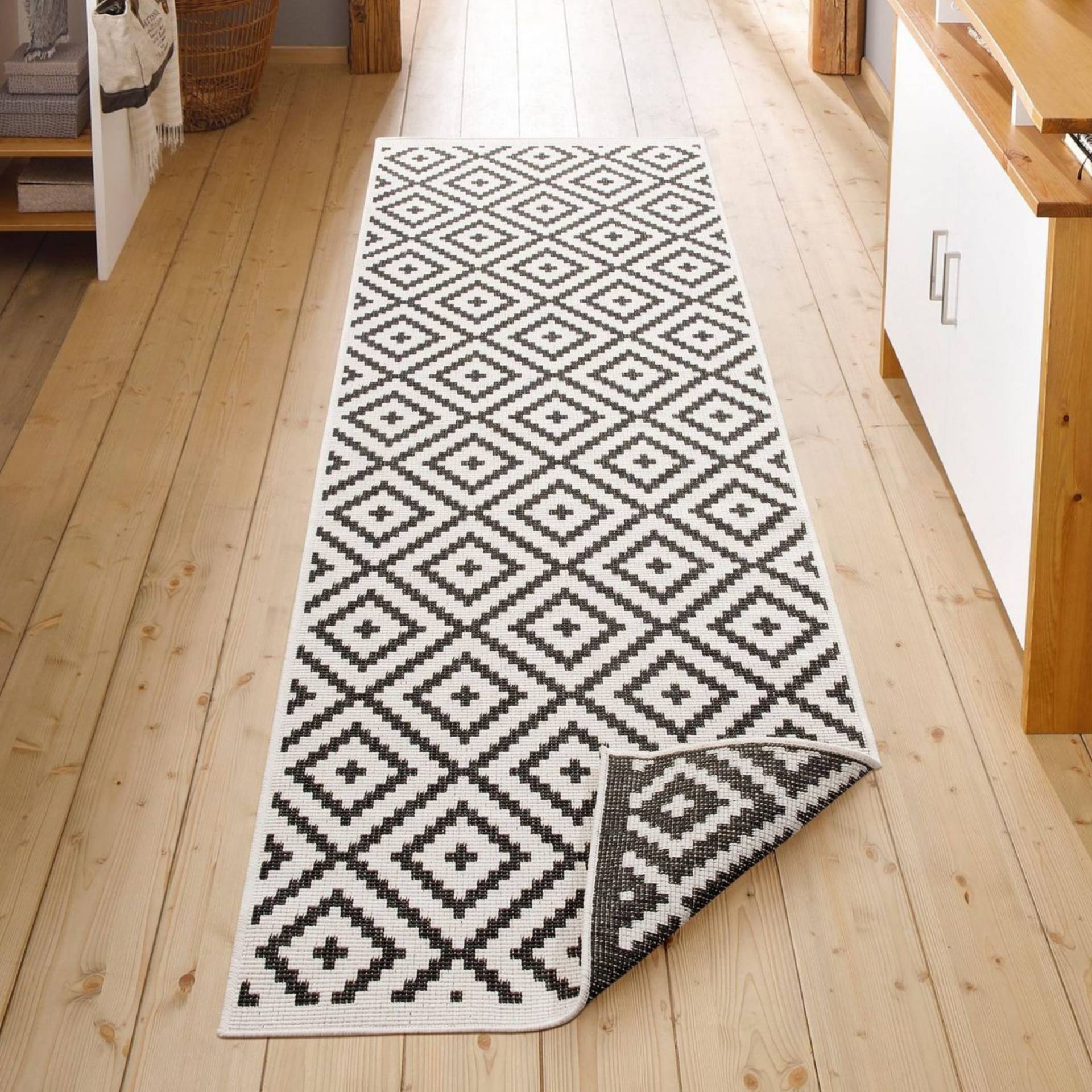 my home Läufer »Ronda Wendeteppich«, rechteckig, 5 mm Höhe, Sisal-Optik, Flachgewebe, In- und Outdoor, geometrisches Boho Design my home Läufer »Ronda Wendeteppich«, rechteckig, 5 mm Höhe, Sisal-Optik, Flachgewebe, In- und Outdoor, geometrisches Boho Design von My Home