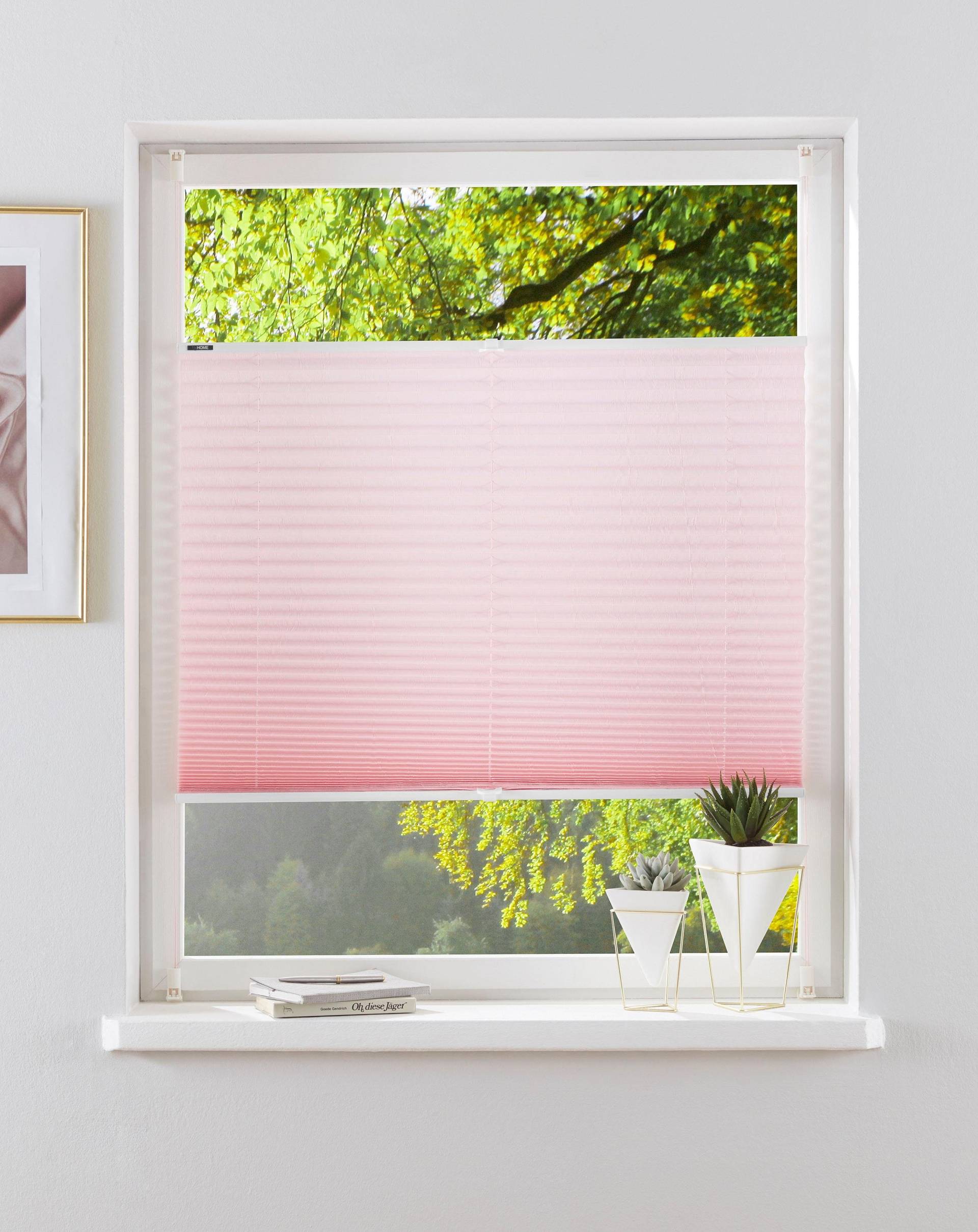 my home Plissee »DAHRA«, Lichtschutz, ohne Bohren, verspannt, im Fixmass, Crushed-Optik my home Plissee »DAHRA«, Lichtschutz, ohne Bohren, verspannt, im Fixmass, Crushed-Optik von My Home
