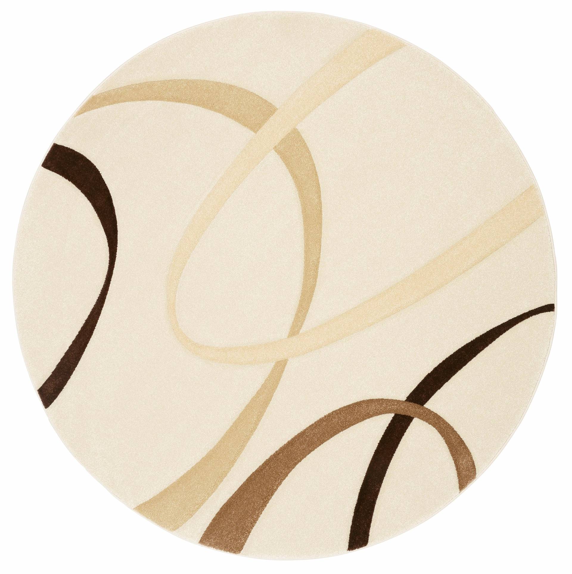 my home Teppich »Bilbao«, rund, 13 mm Höhe, handgearbeiteter Konturenschnitt, rund, Kurzflor, elegant, 3D-Design my home Teppich »Bilbao«, rund, 13 mm Höhe, handgearbeiteter Konturenschnitt, rund, Kurzflor, elegant, 3D-Design von My Home