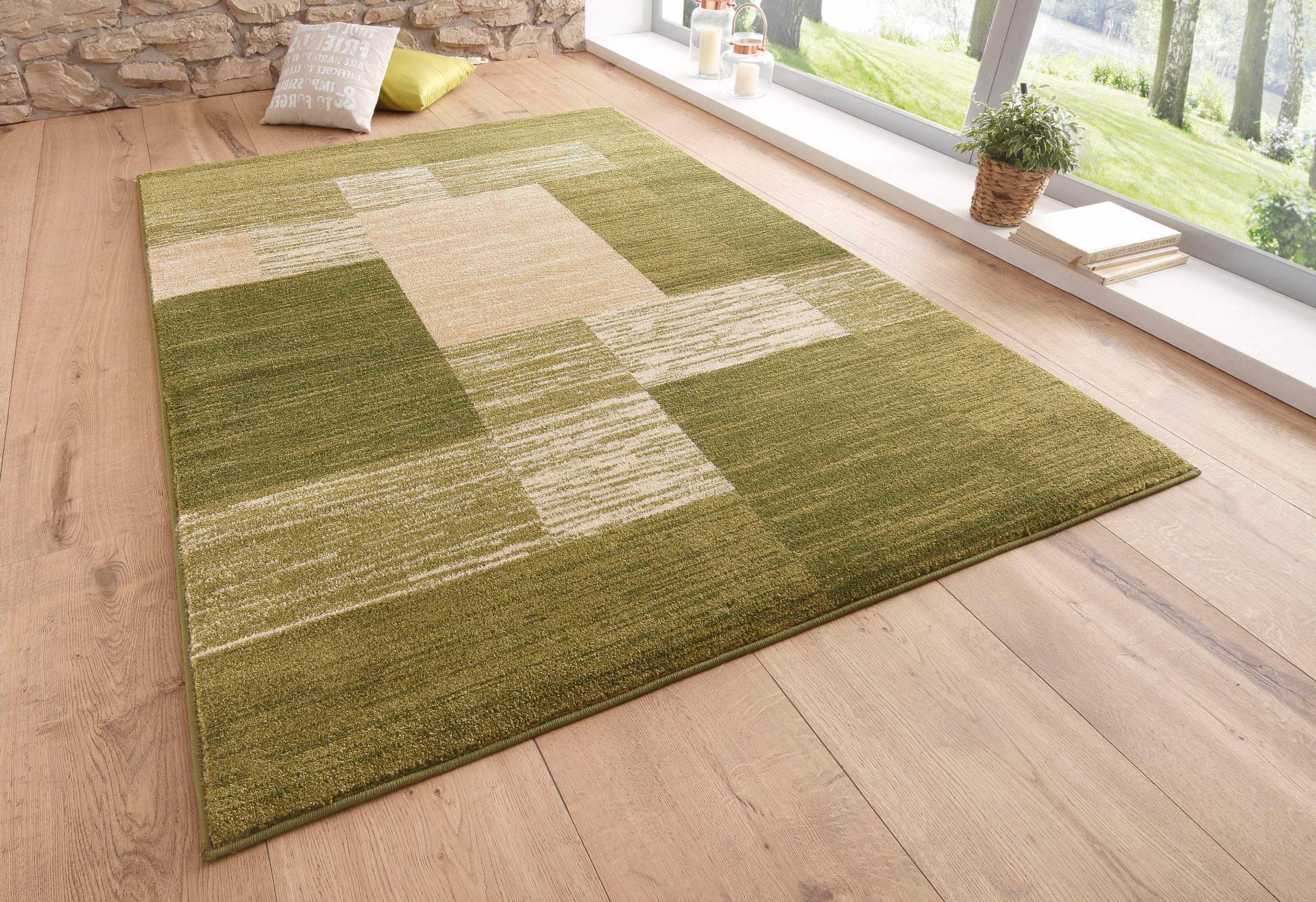 my home Teppich »Melvin«, rechteckig, schön weich, flacher Teppich Karo-Muster my home Teppich »Melvin«, rechteckig, schön weich, flacher Teppich Karo-Muster von My Home