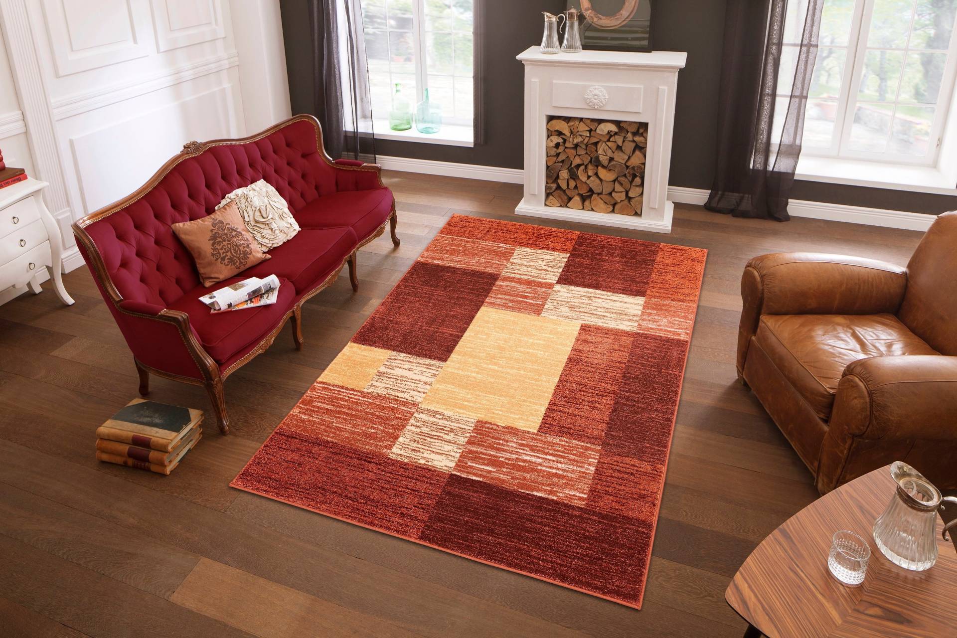 my home Teppich »Melvin«, rechteckig, schön weich, flacher Teppich Karo-Muster my home Teppich »Melvin«, rechteckig, schön weich, flacher Teppich Karo-Muster von My Home