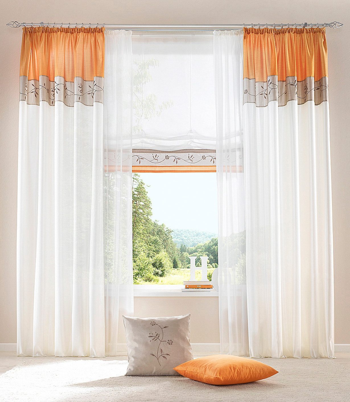 my home Vorhang »Sorel«, (1 St.), Gardine, Fertiggardine, halbtransparent von My Home