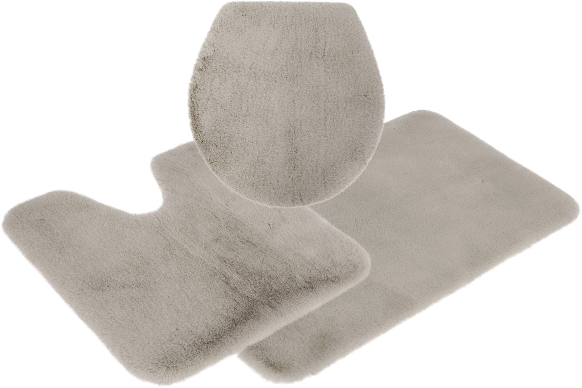my home Badematte »Rabbit Badematten, Badvorleger, Badezimmer Teppich«, rutschhemmend beschichtet, strapazierfähig-fussbodenheizungsgeeignet-schnell trocknend, Kaninchenfell-Haptik, Badteppich, rechteckig, rund & als 3-tlg. Set my home Badematte »Rabbit Badematten, Badvorleger, Badezimmer Teppich«, rutschhemmend beschichtet, strapazierfähig-fussbodenheizungsgeeignet-schnell trocknend, Kaninchenfell-Haptik, Badteppich, rechteckig, rund & als 3-tlg. Set von My Home