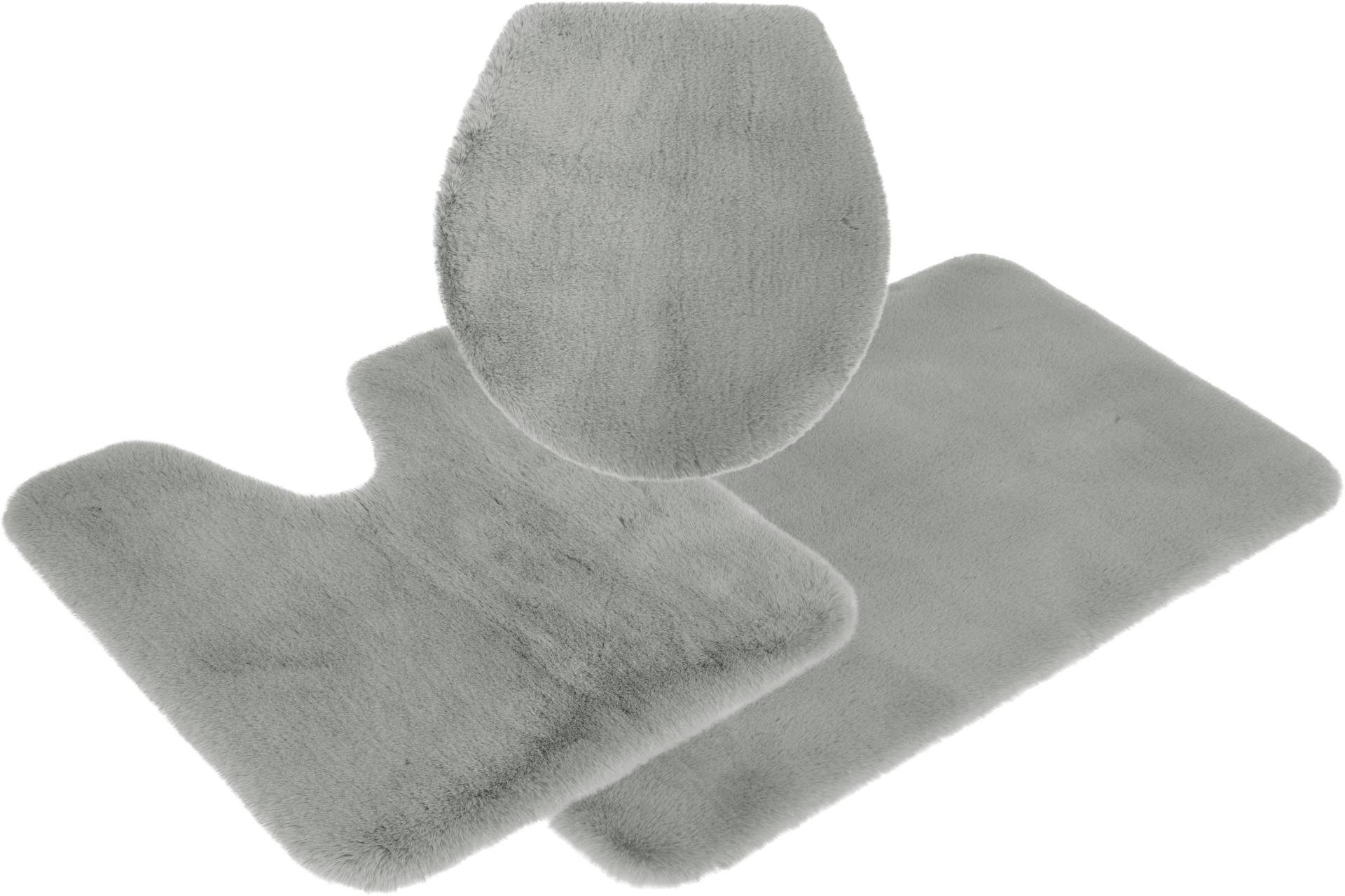 my home Badematte »Rabbit Badematten, Badvorleger, Badezimmer Teppich«, rutschhemmend beschichtet, strapazierfähig-fussbodenheizungsgeeignet-schnell trocknend, Kaninchenfell-Haptik, Badteppich, rechteckig, rund & als 3-tlg. Set my home Badematte »Rabbit Badematten, Badvorleger, Badezimmer Teppich«, rutschhemmend beschichtet, strapazierfähig-fussbodenheizungsgeeignet-schnell trocknend, Kaninchenfell-Haptik, Badteppich, rechteckig, rund & als 3-tlg. Set von My Home