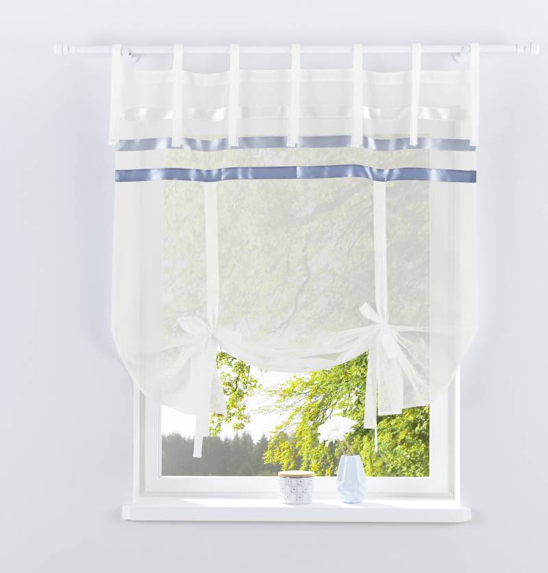 my home Bindegardine »EBY«, (1 St.), Transparent, Satin, Polyester von My Home