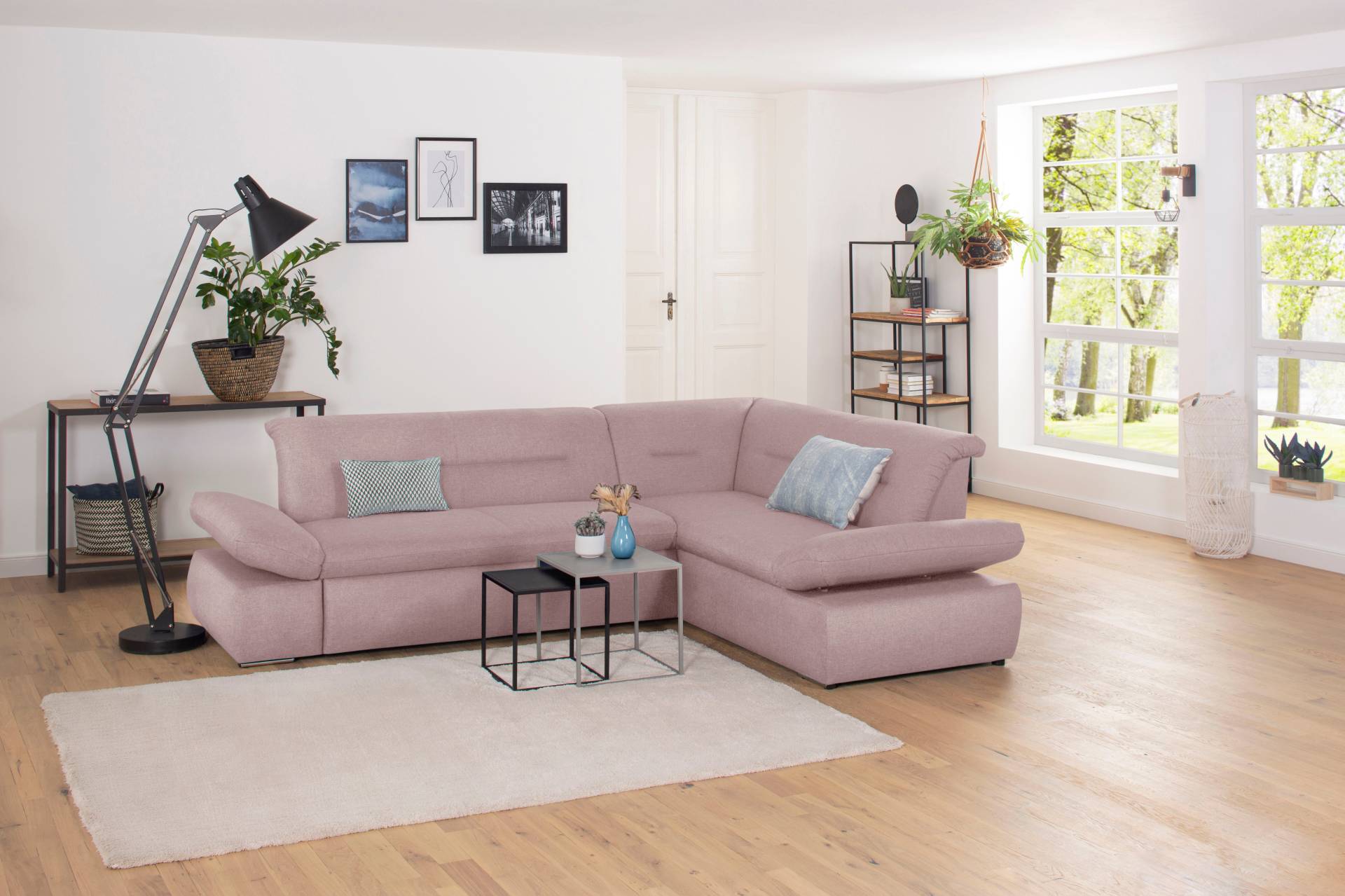 INOSIGN Ecksofa »Avesa L-Form«, Wahlweise mit Arm- und Bettfunktion, B/T/H: 275/211/80 cm von INOSIGN