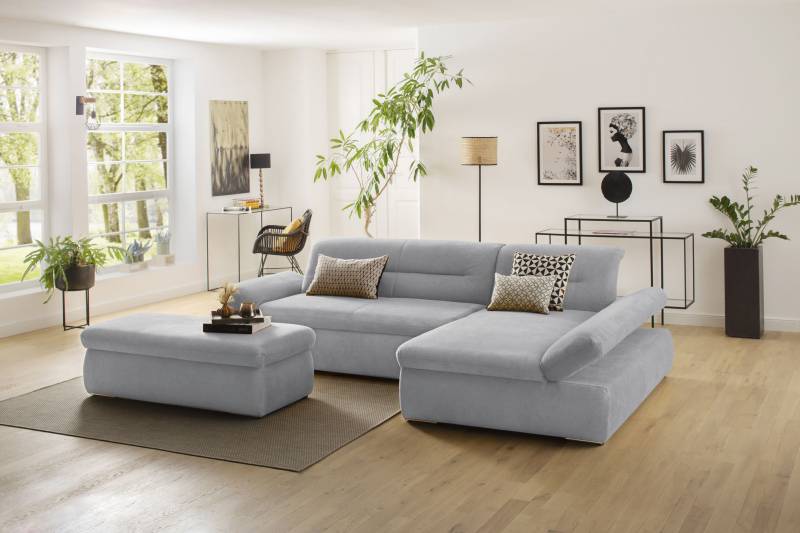 INOSIGN Ecksofa »Avesa L-Form«, Wahlweise mit Armteilvertsellung und Bettfunktion, B/T/H: 300/172/80cm von INOSIGN