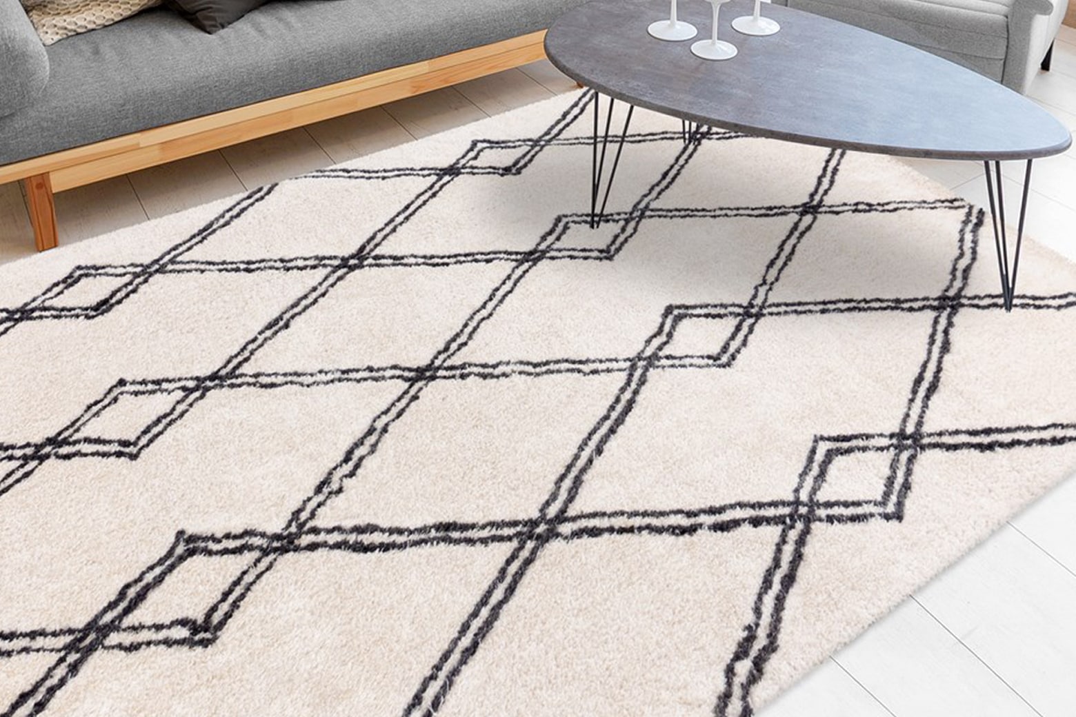 my home Hochflor-Teppich »Alva«, rechteckig, 27 mm Höhe, Wohnzimmer my home Hochflor-Teppich »Alva«, rechteckig, 27 mm Höhe, Wohnzimmer von My Home