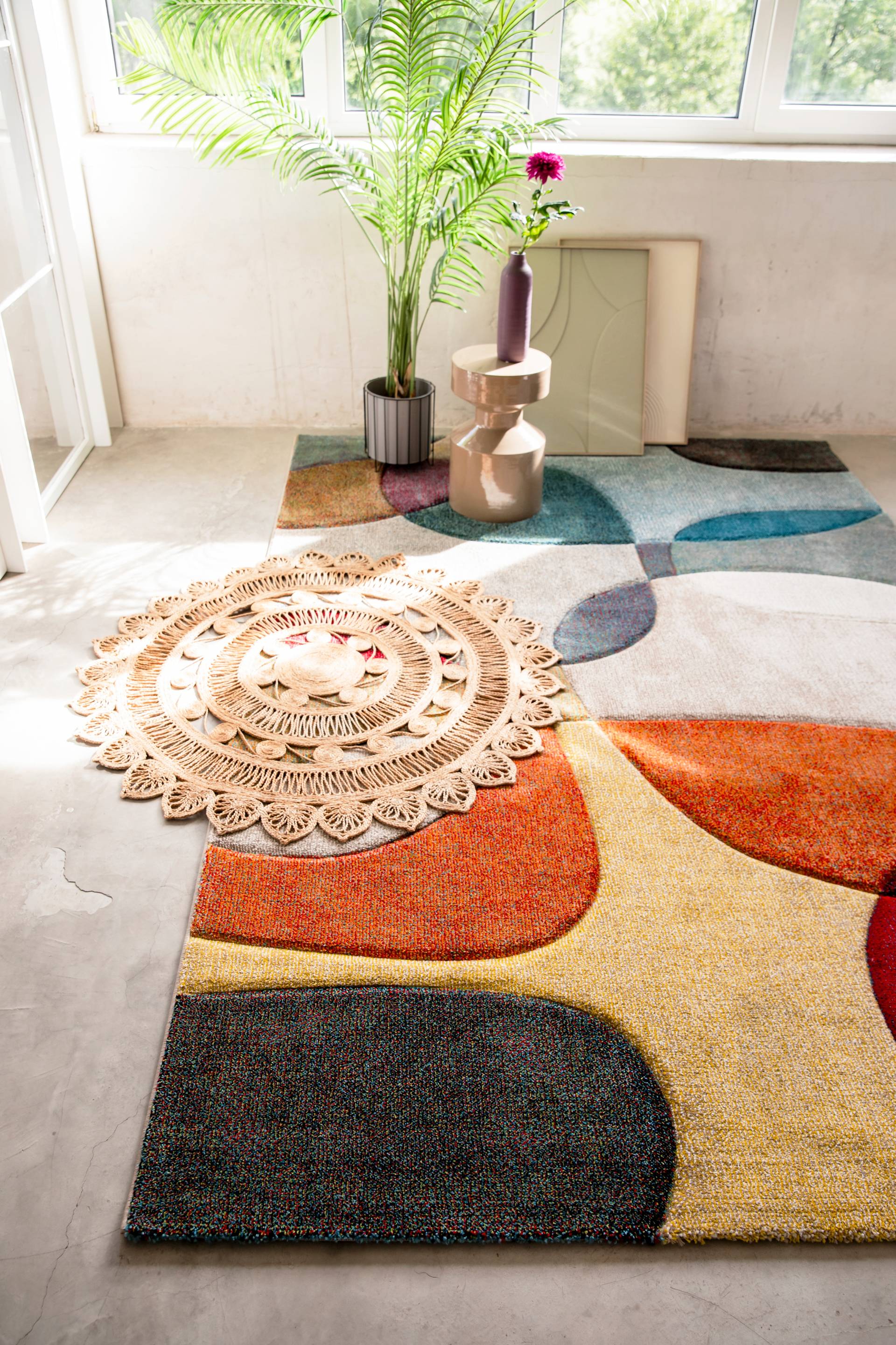 my home Teppich »Liva«, rechteckig, 13 mm Höhe, Hoch-Tief-Effekt, bunt my home Teppich »Liva«, rechteckig, 13 mm Höhe, Hoch-Tief-Effekt, bunt von My Home