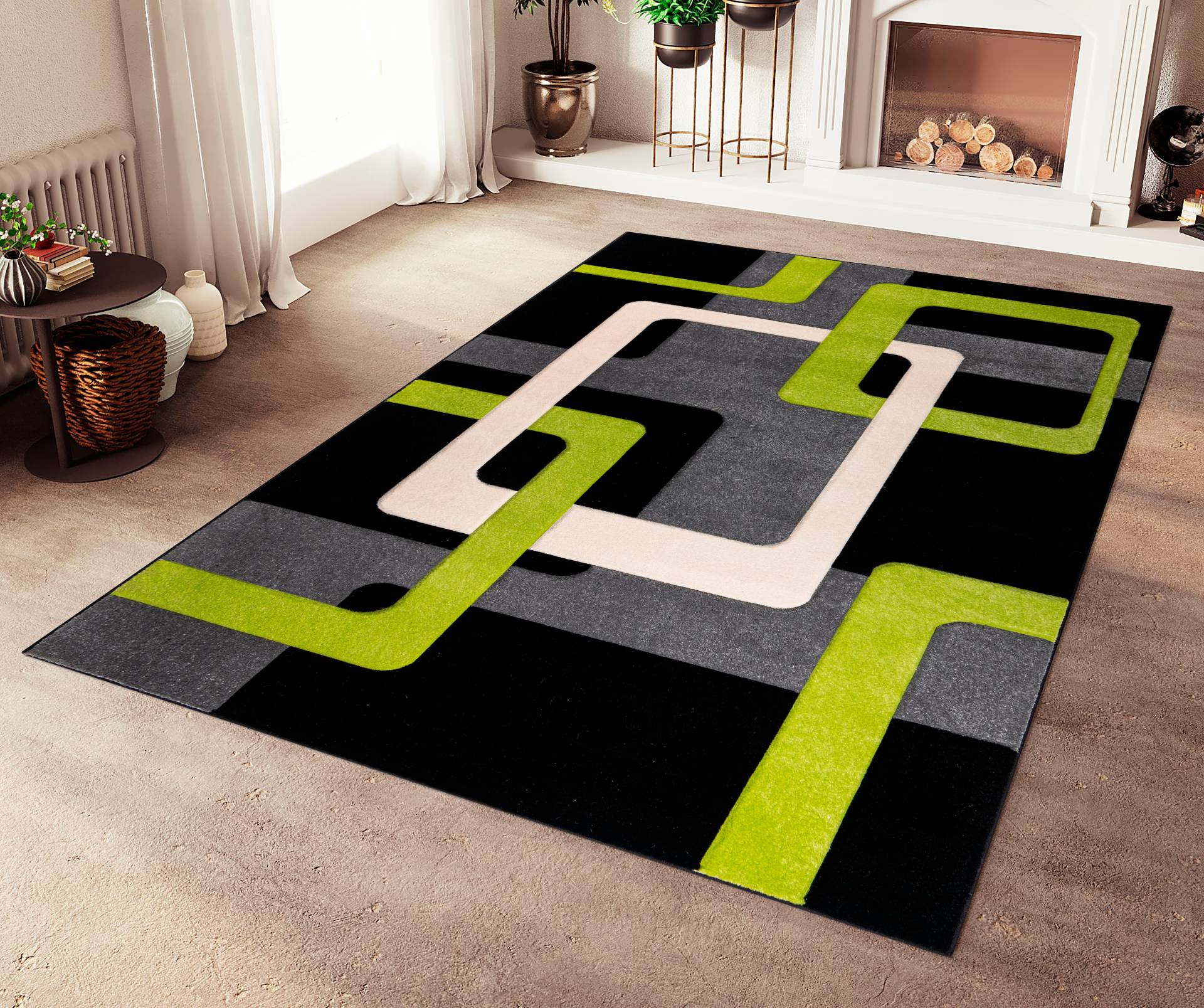 my home Teppich »Maxim«, rechteckig, 13 mm Höhe, Hoch-Tief-Effekt, Kurzflor, 3D-Design my home Teppich »Maxim«, rechteckig, 13 mm Höhe, Hoch-Tief-Effekt, Kurzflor, 3D-Design von My Home