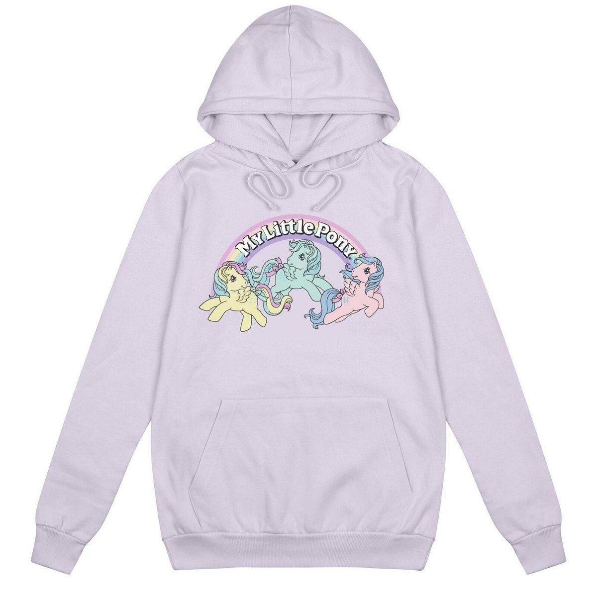 Original Kapuzenpullover Damen Lavendel L von My Little Pony