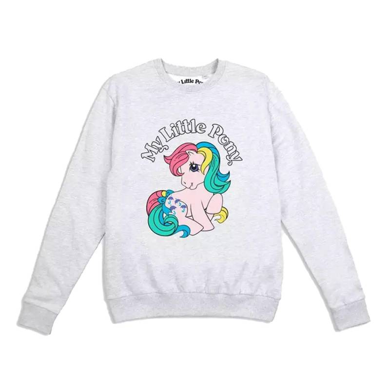 Pink Pony Sweatshirt Damen Grau M von My Little Pony